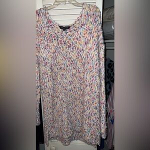 DAVI & DANI Colorful Knit Sweater